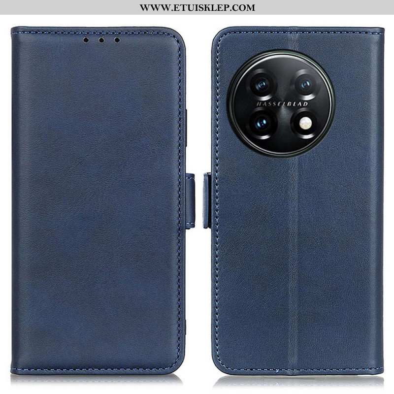 Etui Folio do OnePlus 11 5G Skórzany Futerał Podwójna Klapa